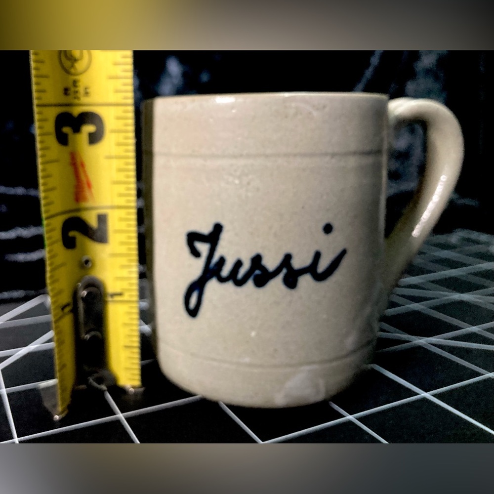 Studio Art Pottery Hand Thrown Artist Signed Mug